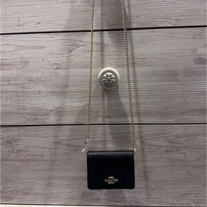 Coach black mini